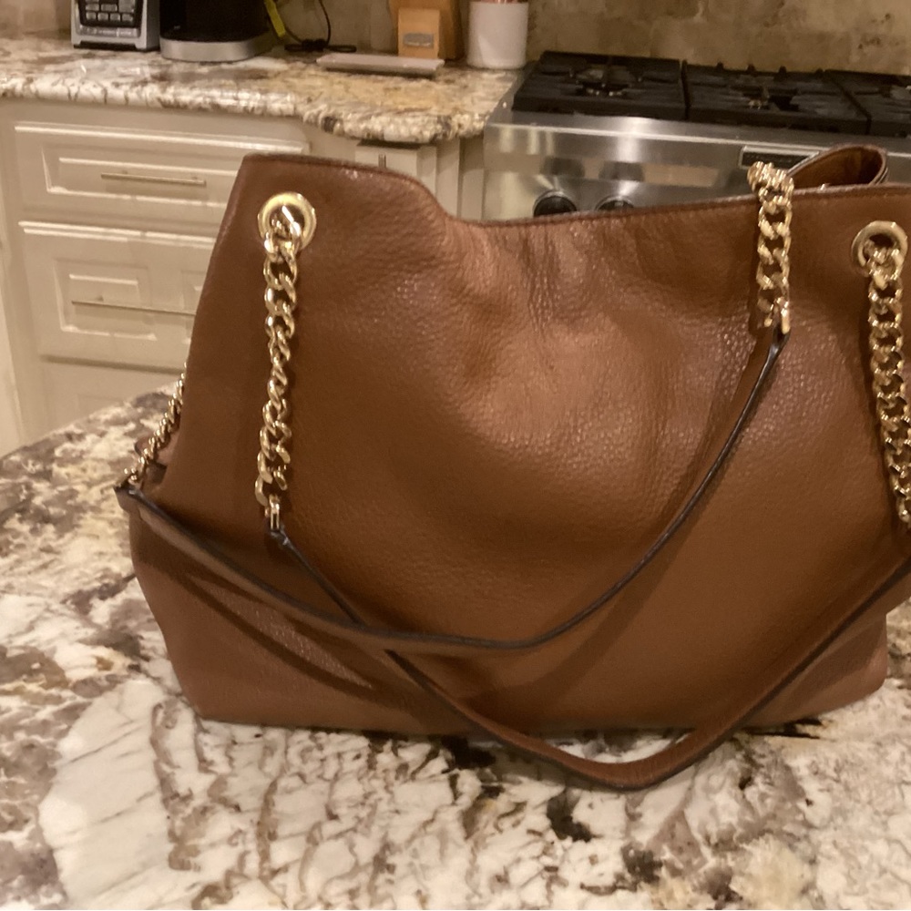 Michael Kors Fulton leather chain handbag